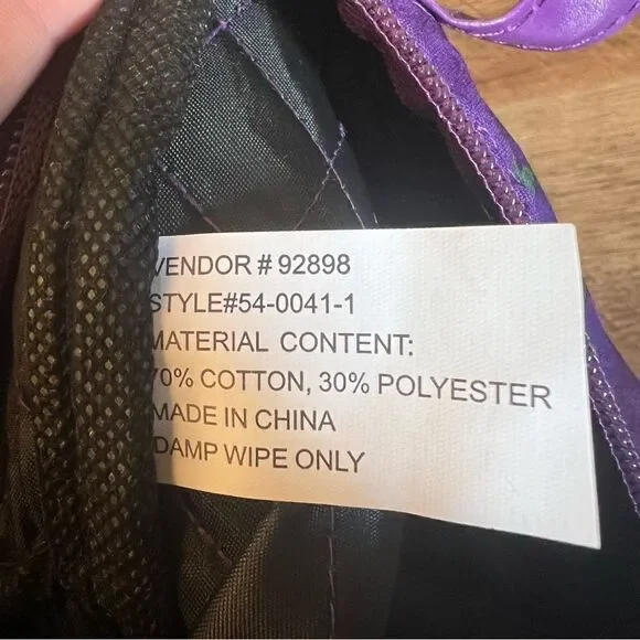 Women Within purple 3-Piece Weekender bag Set - Picture 9 of 11